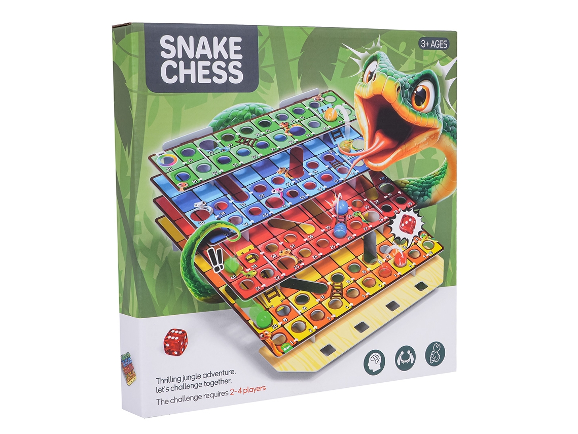 Jogo De Tabuleiro Escada De Cobras 3d B.active