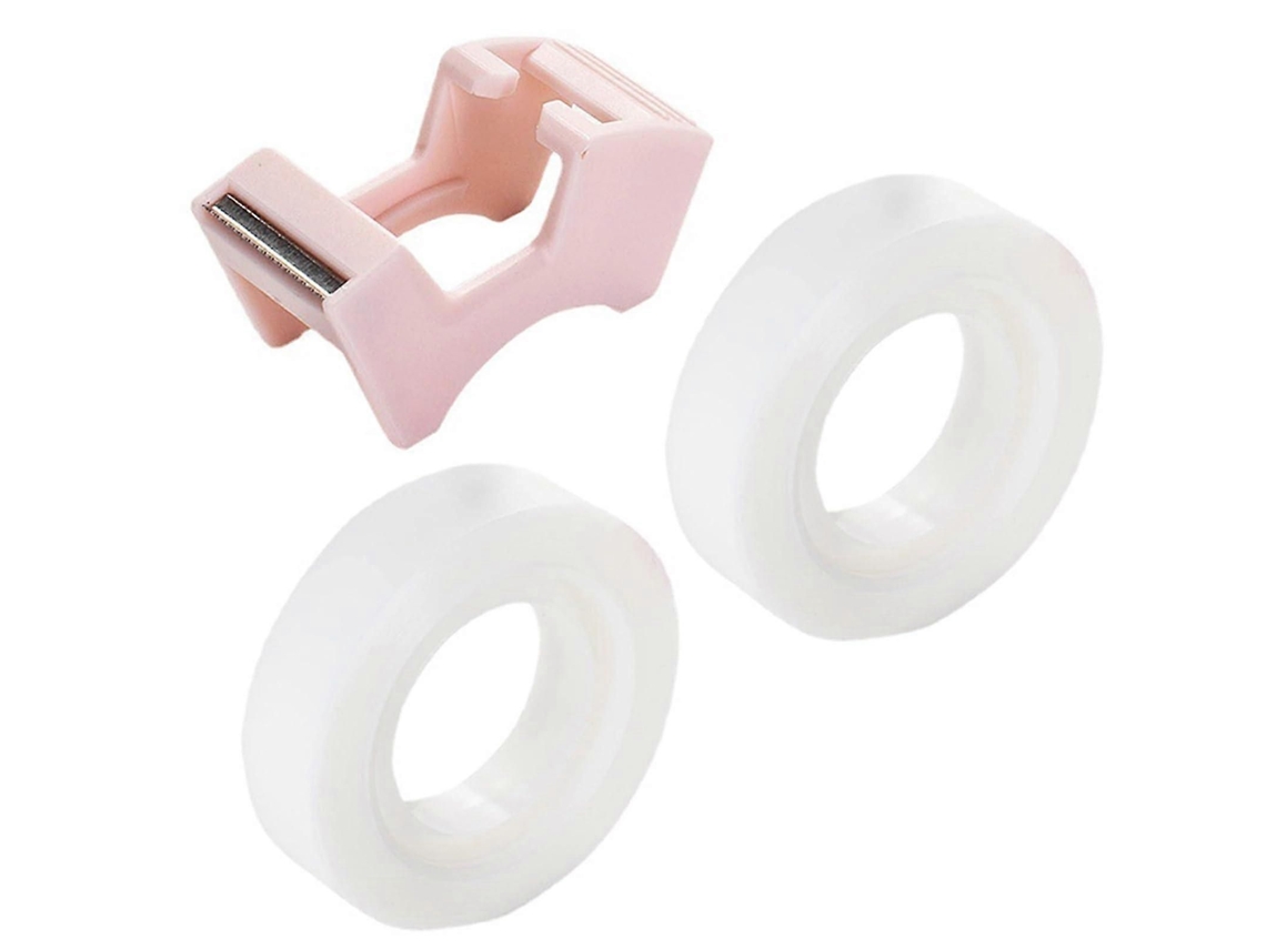 Fita Adesiva Invisível para Escrever com Dispensador, Pacote com 2 Unidades, para Scrapbooking, Modelo 2 GOKOCO
