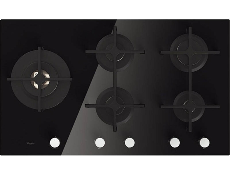 Placa de Gás WHIRLPOOL Goa 9523/NB (Gás Butano-Propano - 86 cm - Preto)