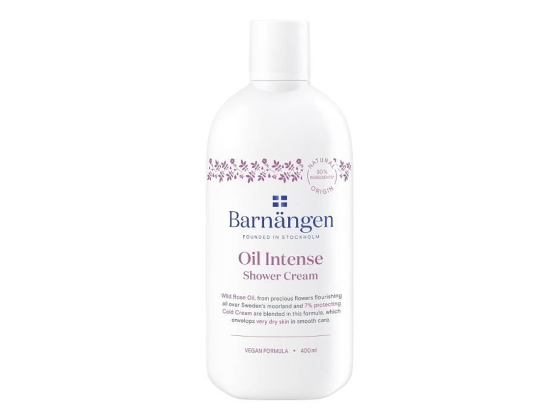 Oil Intense Shower Cream Kremowy Żel Pod Prysznic Z Olejkiem Z Dzikiej Róży 400ml Barnängen