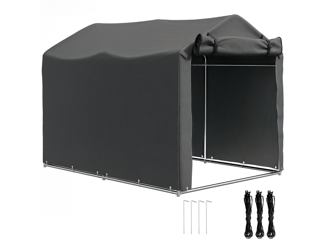 Abrigo de Ferramentas e Bicicletas 2,2x1,57x1,65 M S/MARCA com Porta com Fecho