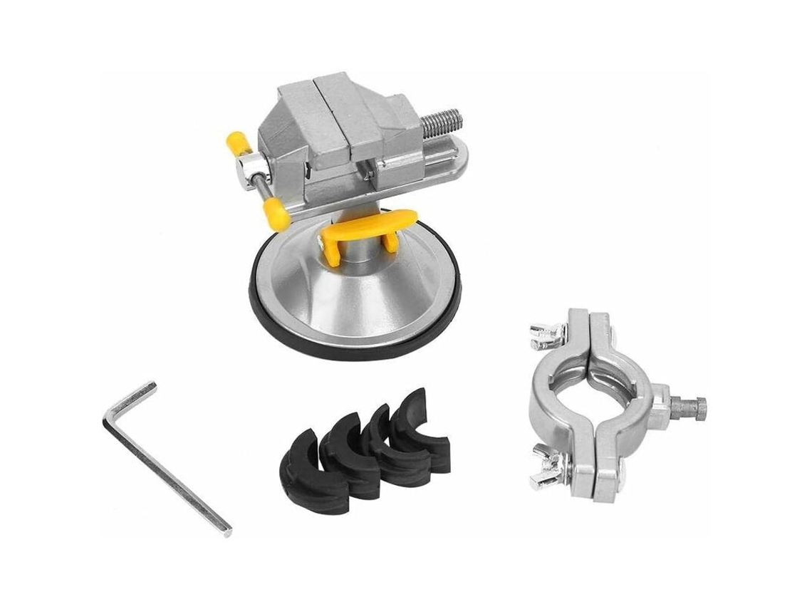 Torno De Mesa Com Ventosa, Prático E Durável, Com Rotação De 360​​ Graus, Ideal Para Ferramentas Manuais, Elétricas E De Bricolagem
