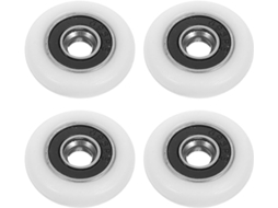 Bestonzon Conjunto De 4 Rodízios Para Porta Vidro Deslizante Banheiro