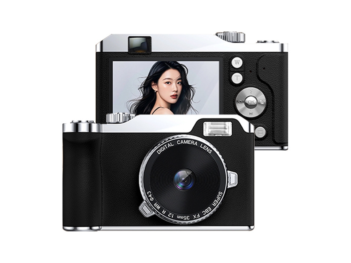 Câmara Digital Foco Automático, Tela Hd De 2,4 Polegadas (preta) Cuich