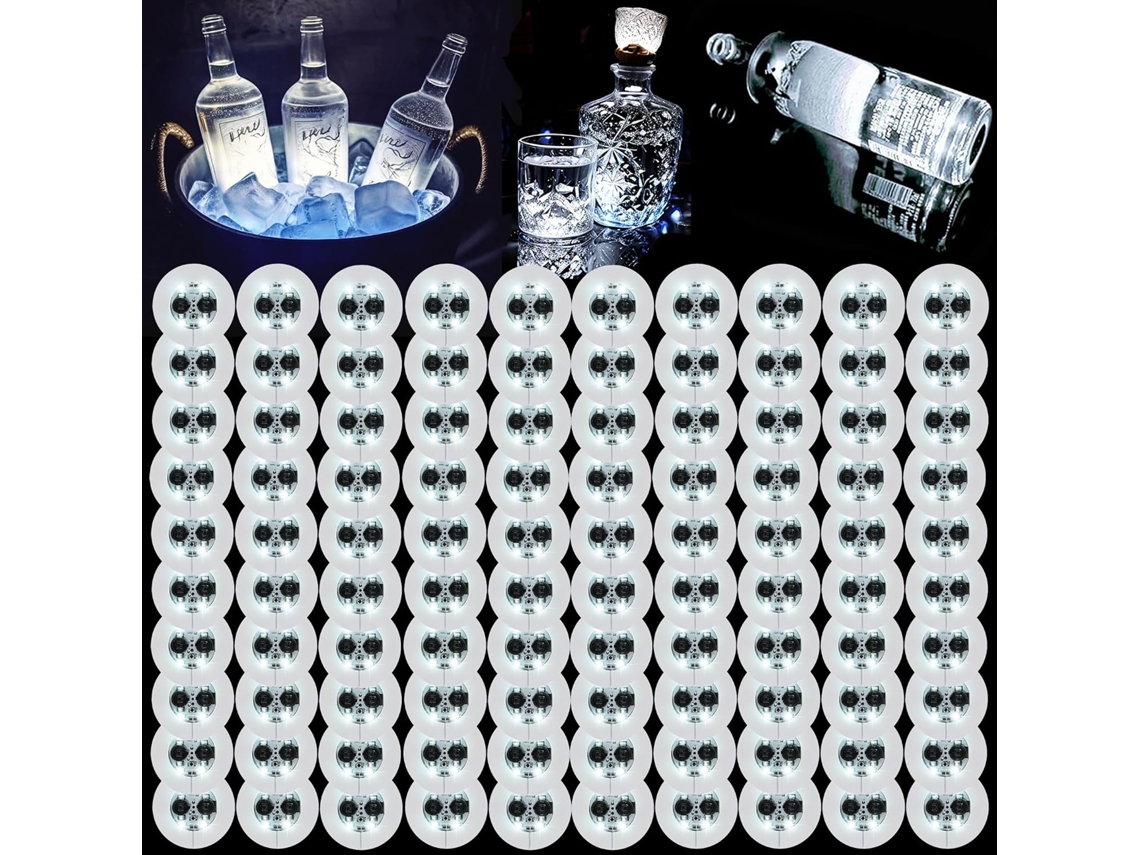 Conjunto De 100 Enfeites Decorativos, Cor Branca, Para Casa, Mesa, Festas E Composição De Ambientes Sazonais