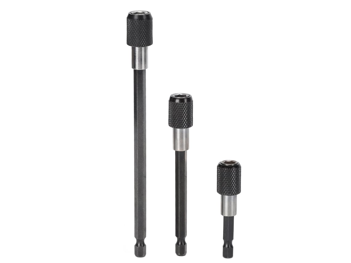 Suporte de Bit de Pregoeiro com Mangote Magnético 3pcs 1/4in Hex