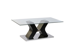 Mesa de Apoio DKD HOME DECOR (Vidro Temperado - 60 x 120 x 45 cm)