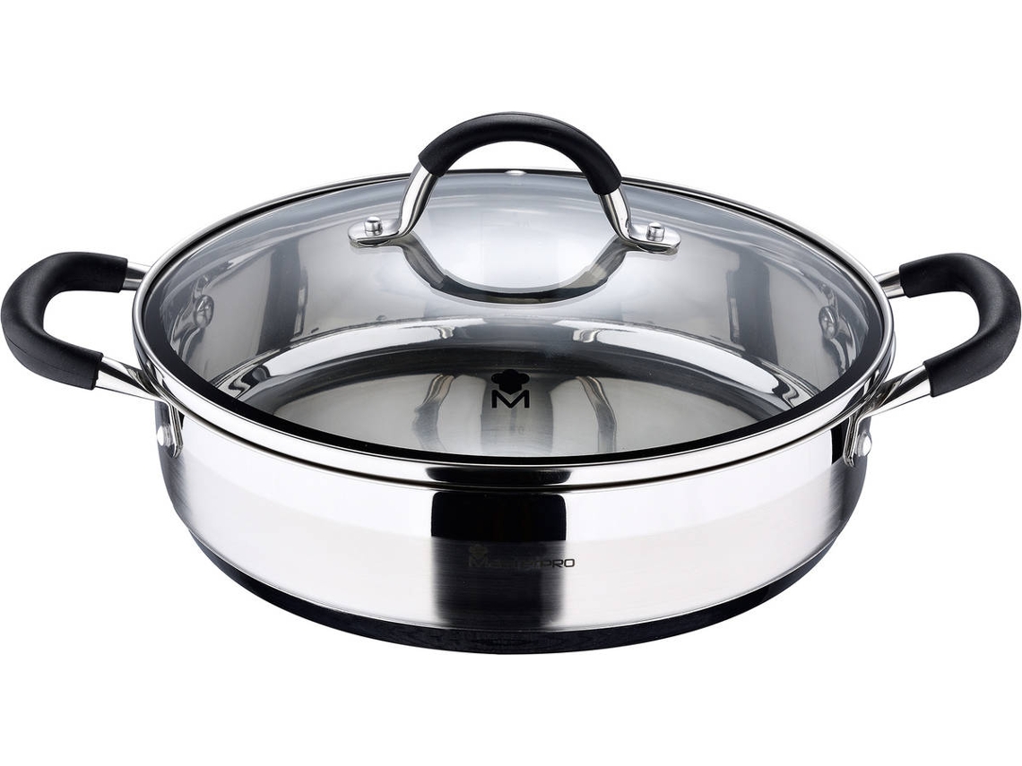 Panela MASTERPRO BGMP-1503-BK (Cinzento - Aço inox)