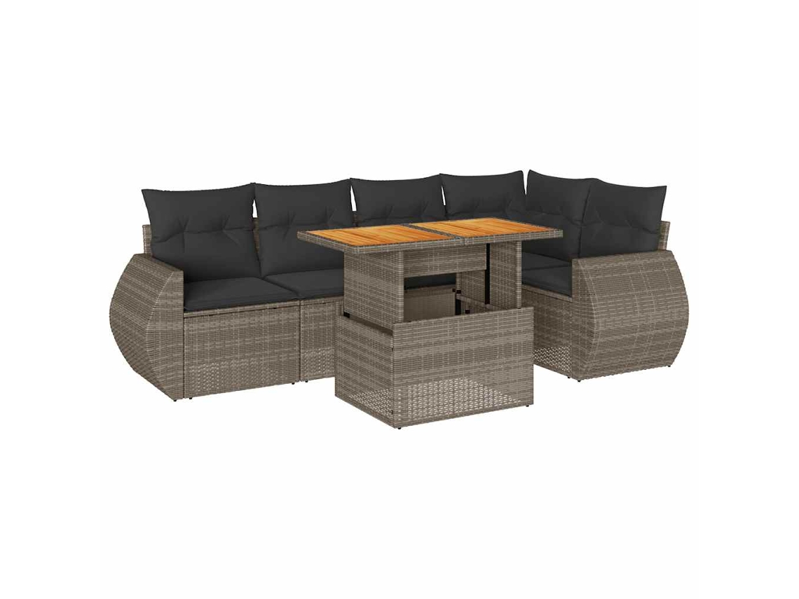 Garden Sofa Set, Garden Sofa Sets Vidaxl Cinzeto Rattan / Vime (n/a)