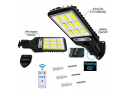 2x Led Solar Holofote Sensor de Movimento Segurança Parede Quintal Rua Lâmpada Externa SUNNY SPACES