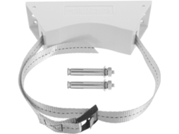 Suporte Para Cilindro De Gás Mikinona 40 Litros, Com Alça Ajustável Para Montagem Na Parede, Suporte De Plástico Cinza