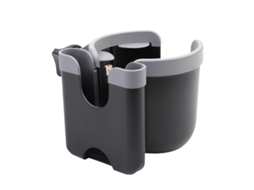 Suporte para Copo e Garrafa em Carrinho de Bebê, Preto AQUAFORGE
