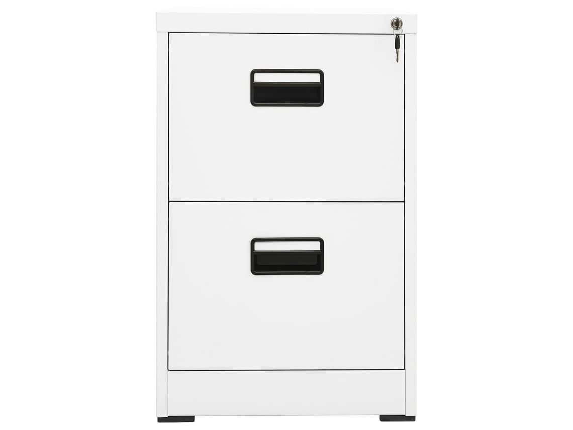 Arquivo 46x62x72,5 Cm Aço Branco MAISON EXCLUSIVE