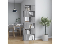 Vidaxl Estante/divisória 60x24x186 Cm Cinzento Sonoma