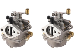 2x Montagem de carburador SFUSHOS para F6 4 tempos 6hp 14301 10 6bx 14301 11 6bx 14301 00