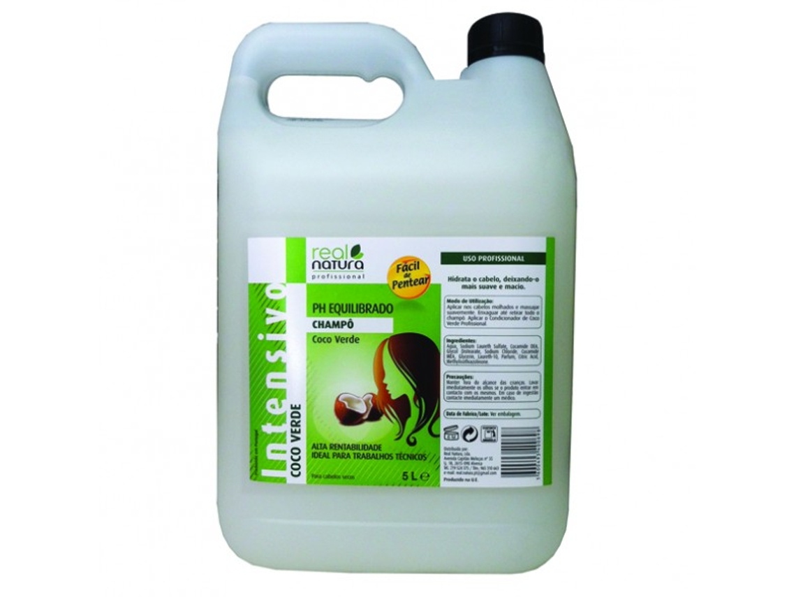Champô REAL NATURA Coco Verde (5000 ml)