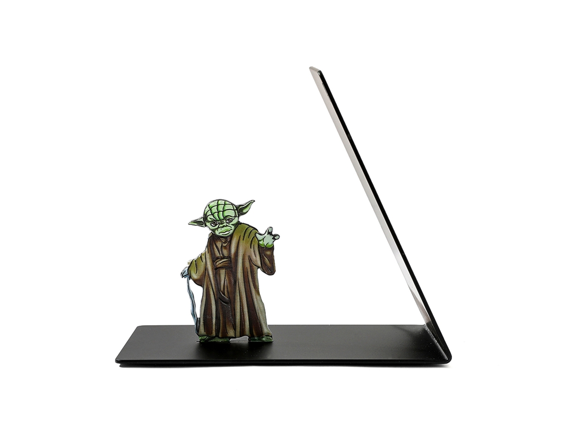 1 Suporte de Livros de Metal do Mestre Yoda de Star Wars BRILVIBERA