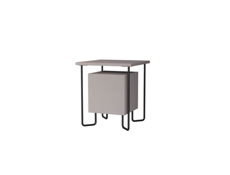 Mesa de Cabeceira Marina Moka Gaveta BOBOCHIC Metal Multicor (50 cm)