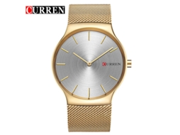Relógio Masculino de Negócios com Mecanismo de Quartzo, Pulseira de Aço e Movimento Japonês. MDUG