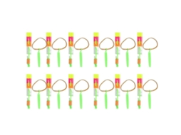 Conjunto de 12 Brinquedos Helicóptero Flecha com Luz Led S/MARCA