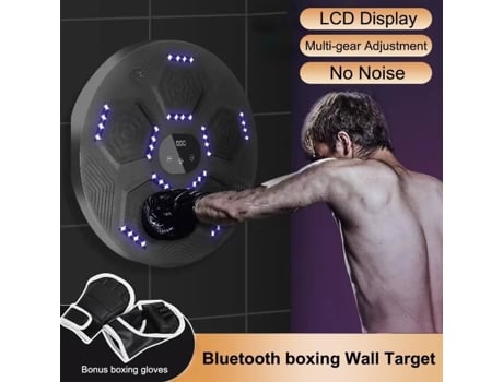 Máquina De Boxe Eletrônica Qingque Modelo Musical 18 Velocidades Bluetooth Tela Lcd