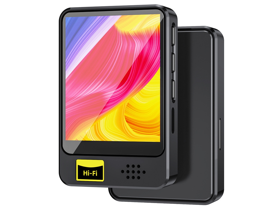 Mp3/mp4 Player Com Bluetooth 5.2, Tela Sensível Ao Toque De 1,8 Polegadas,fones De Ouvido De 3,5 Mm