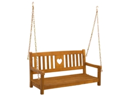 Maison Exclusive - Banco De Balanço Para Jardim 2 -seater 110 X 56 X 58 Cm Natural
