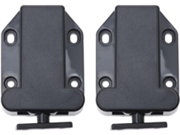 Conjunto De 2 Travas Porta Com Travamento Automático Para Armários E