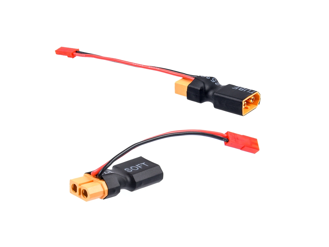 Cabo Conector Jst Fêmea Xt60 Macho para Fêmea com Plugue Jst Fêmea/macho para Alimentação em Linha de Bateria Lipo para Acessórios de Modelos Rc MDUG