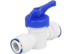 Válvula de Esfera Acoplamento Rápido para Tubo Reto 3/8" Água Osmose Reversa CHABERLU
