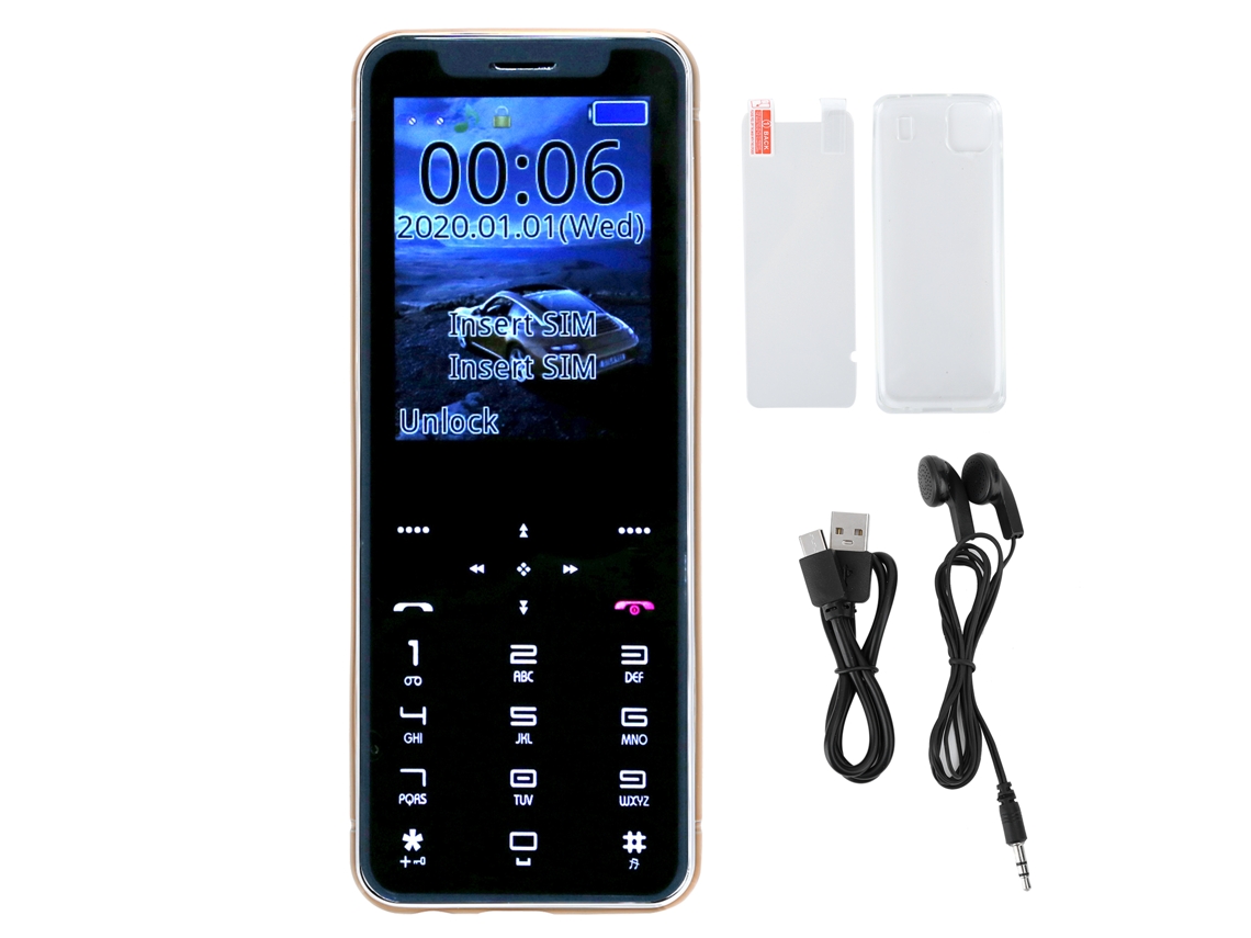 Laxiscreed Celular Inteligente Mini 3g Dual Sim Para Chamadas E Uso Diário