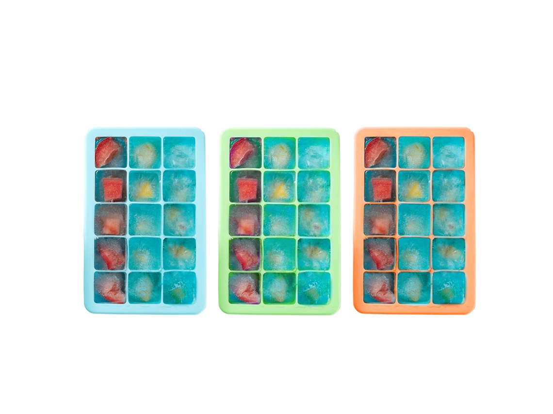 2026zentro-mold De Gelo Em Silicone Kalar Passou Fda -20~200℃ Moldes De Gelo Quadrados Para Frutas Para Bar E Cozinha