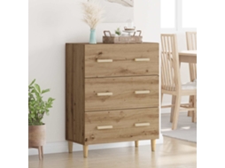 Vidaxl Buffet Carvalho Artesanal 69,5 X 34 X 90 Cm