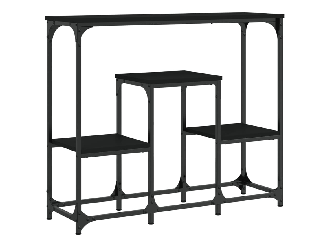 Console Table, Console Tables Vidaxl Preto Madeira Processada (n/a)