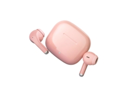 Fones De Ouvido Sem Fio Lenovo Lp40 Pro Bt5.1 Semi-ouvido Esportivos Bobina Móvel De 13mm Rosa