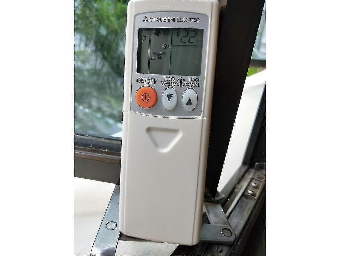 Controle remoto Mitsubishi Electric para unidades de ar condicionado.