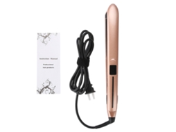 Prancha de cabelo profissional 2026 com infravermelho e íons negativos, tela LCD, tecido, ferramenta de modelagem portátil