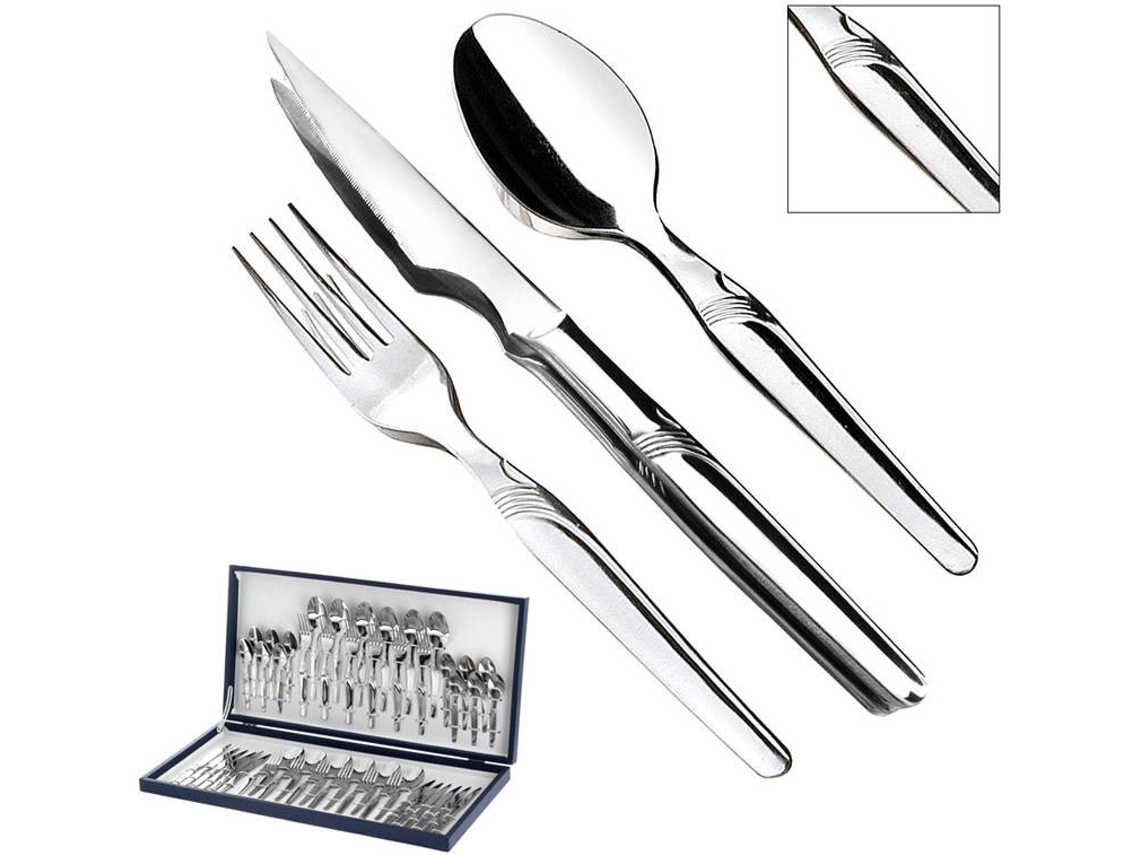 Faqueiro UTILINOX Facho (Aço Inoxidável - 48 Peças)
