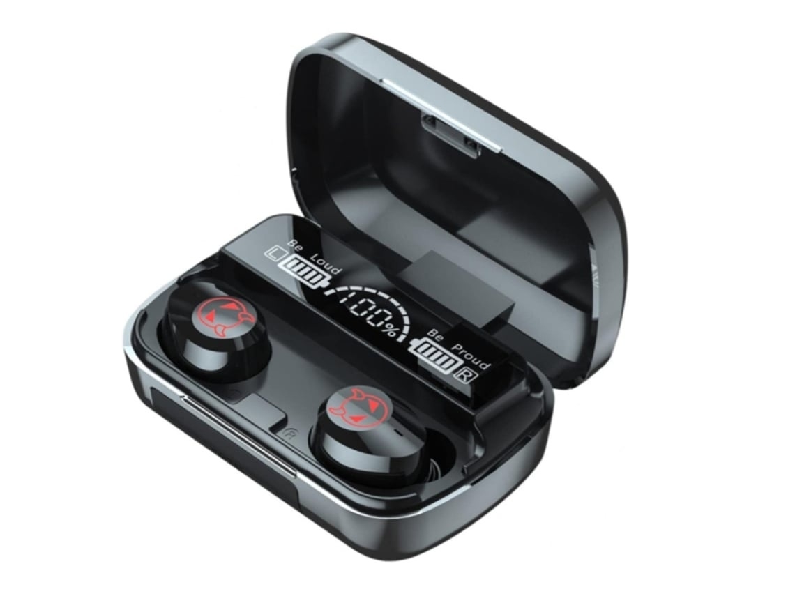 Auriculares Sem Fios Bluetooth Estojo De Carregamento Lurelia