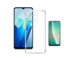 Kit Capa Traseira Super Proteção Película De Hydrogel Frente Transparente Gift4me Para Xiaomi Poco C85 - Transparente