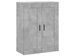 Wall Mounted Cabinet, Wall Mounted Cabinets Vidaxl Cinzeto Madeira Processada (n/a)