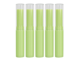5pcs Bálsamo Labial Hidratante Anti-seco Reparador Com Manteiga De Karité Para Lábios Secos (verde)