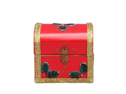 2026 decoración Navideña para Casa de Muñecas: Trineo de Madera Con Accesorios Móviles. Caja Pequeña para Miniaturas a Escala 1:12.