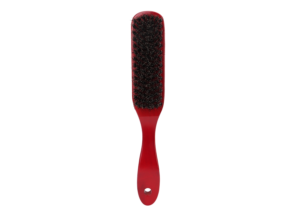 Pente E Escova Para Barba Masculina Com Óleo Cabeça Escova De Cabelo Ferramentas De Cuidado Capilar (vermelho)