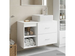 Vidaxl Conjunto De Móveis Para Banheiro 2 Unid. Branco