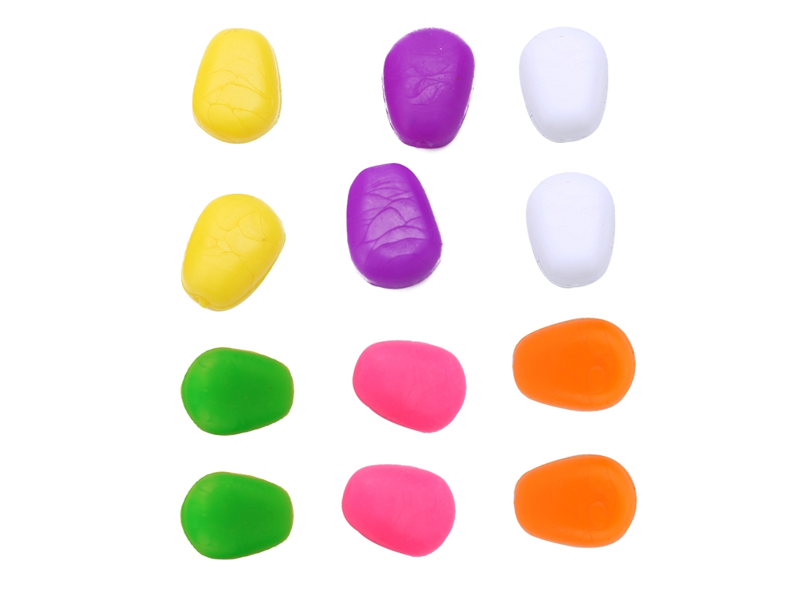 2026rebe 60 Peças de Cebo de Milho Suave Flutuante Pop Up de 6 Cores para Pesca Sweetcorn Bait (7)