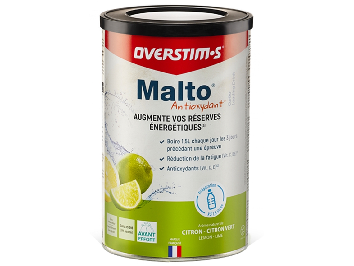 Malto Antioxidante 450 gAroma: Limão Limão OVERSTIMS