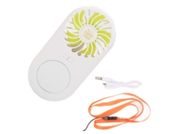 Ventilador Portátil Mini com Espelho Recarregável Usb Verde