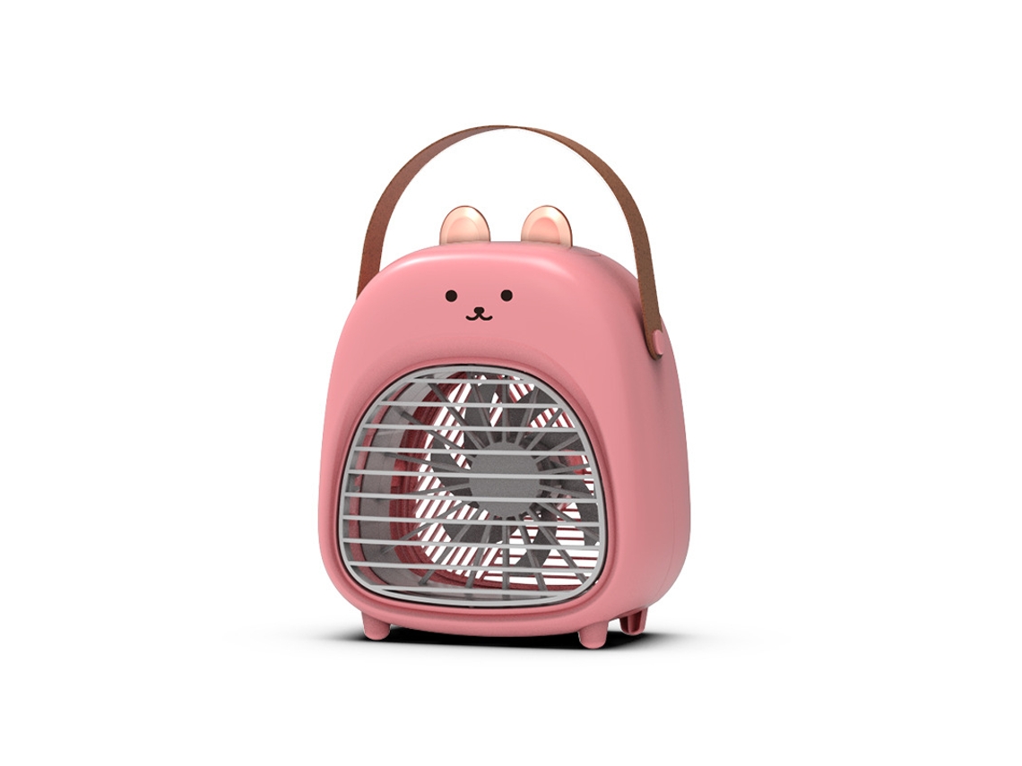 Ventilador Turbo Water Cooling, recarregável, pequeno, silencioso, com spray Usb BRILVIBERA