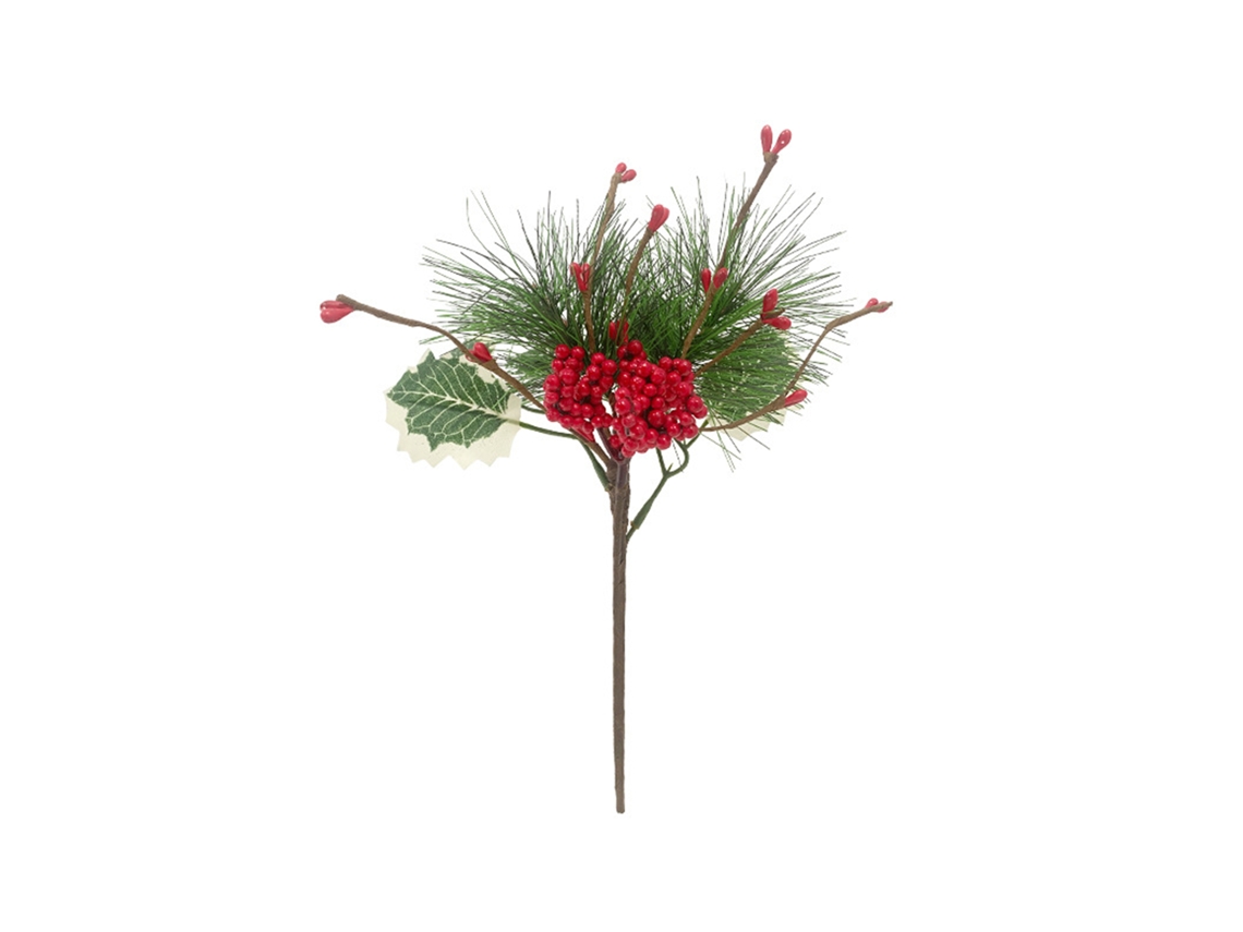 Ramo De Agulha De Pinheiro Simulada Arranjo Floral Decoração Natal